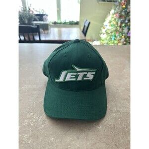 Men’s Vintage New York Jets OSFA Green Hat Cap Adjustable Snap Back NFL